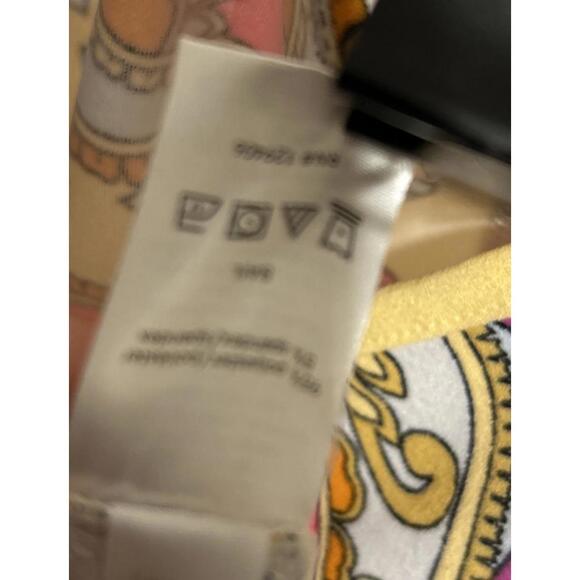 sundress for women size sm. yellow pink white Asymmetric - Picture 7 of 8